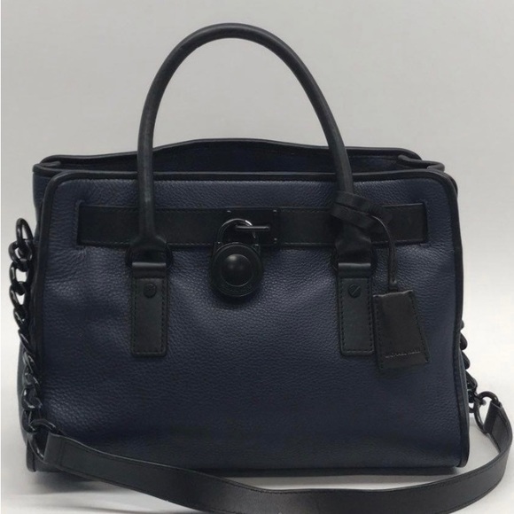 MICHAEL Michael Kors Handbags - Low start Black And Blue Leather Michael
Kors Tote